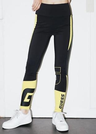 Спортивные леггинсы guess catherine legging 4/4 размер m (8) новые оригинал лосины тайтсы
