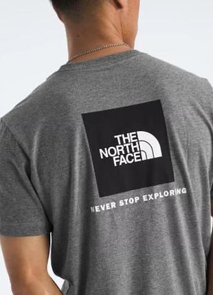 Мужская футболка the north face box logo оригинал new !