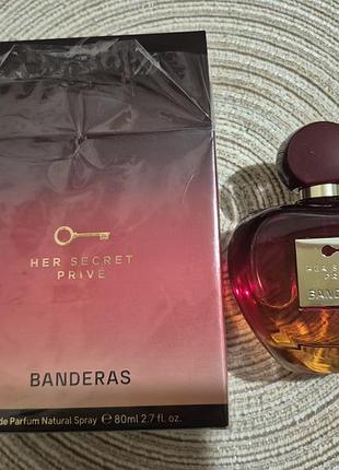 Парфумована вода antonio banderas her secret privé для жінок, 80 мл