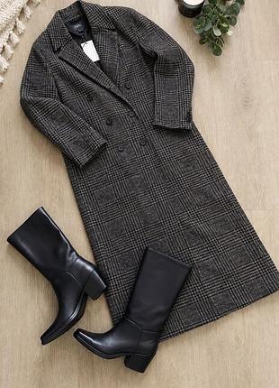Пальто zara шерсть