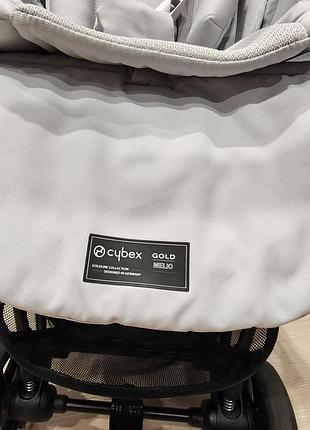 Прогулянкова коляска cybex melio fog grey 8