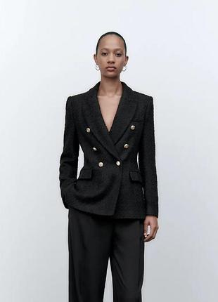 Твідовий блейзер zara xs