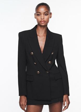 Двобортний блейзер zara xs
