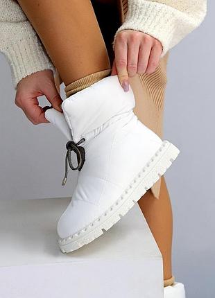 Дутики женские зима белый 6