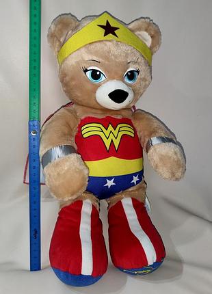 Оригінальний ведмедик build-a-bear wonder woman (диво-жінка / dc comics)