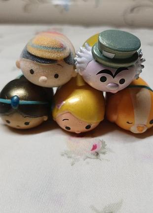 Коллекционные фигурки disney tsum tsum (цум цум) десней лот 5 шт