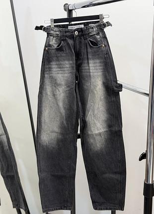 Джинси баггі bershka 32
