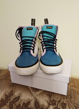 Кеды высокие бренд dr.martens monet multi canvas (оригинал) размер 41