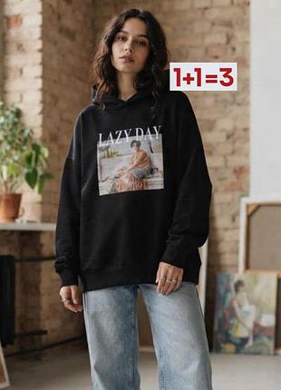 1+1=3 🎁 кофта худі оверсайз від even&odd