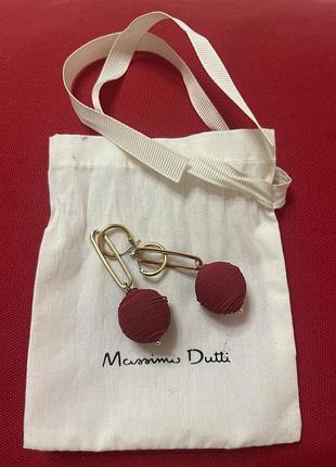 Сережки massimo dutti