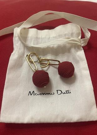 Сережки massimo dutti 2