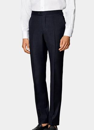Преміальні вовняні класичні брюки suitsupply soho, розмір 50 / l (side adjusters)