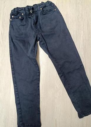 Стильные темные джинсы zara 128 см