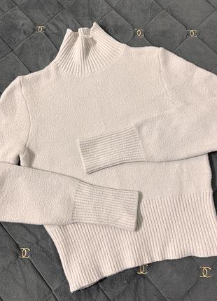 Светрик гольфик zara білий zara розмір xs/s