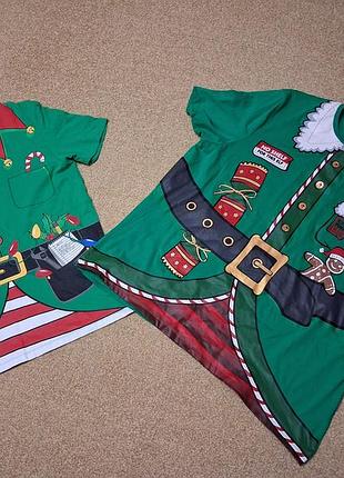 Футболка новогодняя эльф м, 3xl