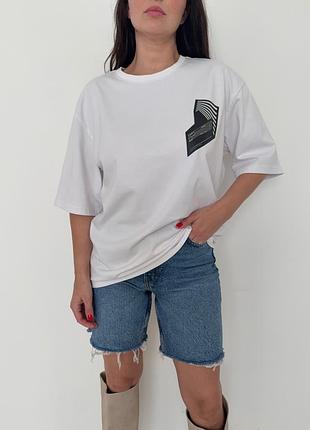 Плотная футболка с принтом h&amp;m