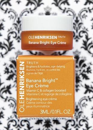 Освітлюючий крем проти темних кіл під очима ole henriksen banana bright eye cream для очей 3 мл