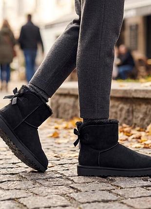 Ugg mini bailey bow ii black