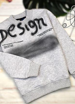 Реглан на хлопчика “desing”сірий