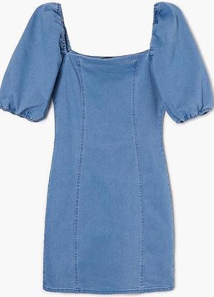 Коротка джинсова сукня cropp блакитна 2