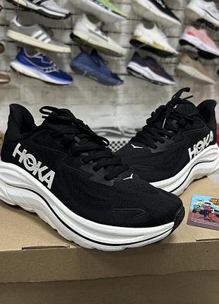 Жіночі кросівки hoka clifton 10 для бігу тренувань залу спортивні бігові сітка на піні легкі оригінал префесійні бу 40 р повсякденні стильні трендові