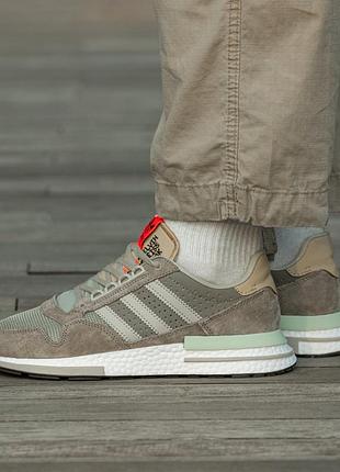Кроссовки adidas zx 500 rm beige grey