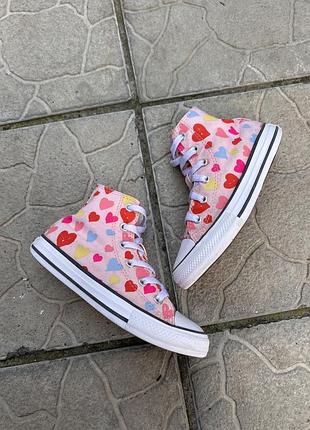Яркие высокие кеды кеди оригинал converse chuck taylor 32p