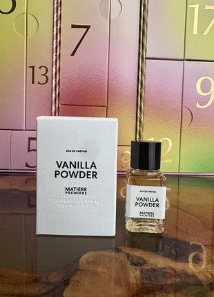 Парфуми premiere matiere vanilla powder, 6 ml