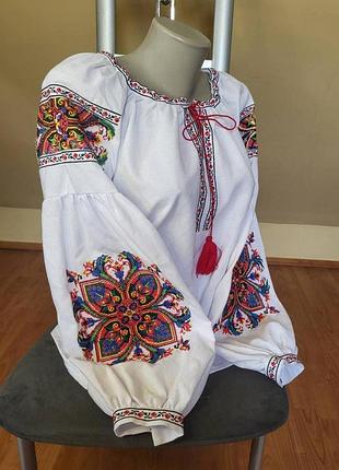Сорочка з вишивкою "вогняна квітка"