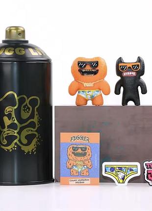 Іграшка-сюрприз fuggler fugg life street graffiti spray can funny ugly monster іграшка балончик фігурка фаглер фуглер