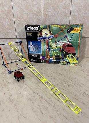 Пластиковий конструктор k’nex thrill rides: clock work roller coaster американські гірки (не повний комплект)