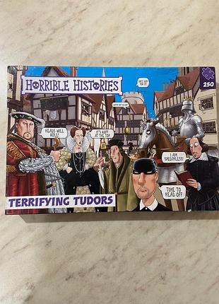 Дитячий  пазл horrible histories: terrifying tudors на 250 деталей від  paul lamond games