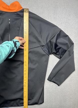 Craft core glide block куртка софтшелл ventair wind xxl чоловіча лижна бігова вітрозахисна мембрана помаранчево-сіра для бігових лиж бігу осінь зима 8