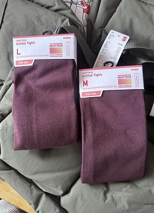 Жіночі колготки uniqlo heattech tights (knit)