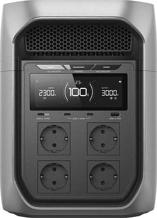 Зарядна станція ecoflow delta 3 max plus (ef-dl3-mp, efd3mp-eu-cbox), 2048wh, 3000w
