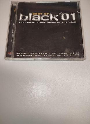 Cd диск best of black '01 (2cd сборник хит r&amp;b, rap, hip-hop 2001 год)