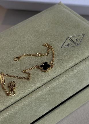 Браслет van cleef & arpels bracelet sweet alhambra k18 yellow gold