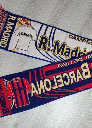 Шарф фанатський fc barcelona / real madrid ель-класіко