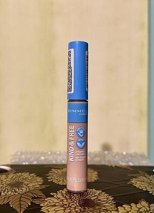 Зволожувальний консилер для обличчя rimmel kind & free hydrating concealer 10 fair, 7 мл