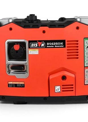 Інверторний генератор бензиновий bison bs6250ie 5.0/5.5 квт