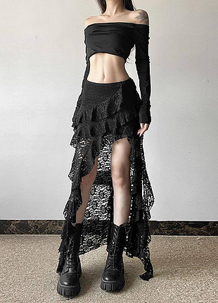 Юбка y2k dollskill готическая