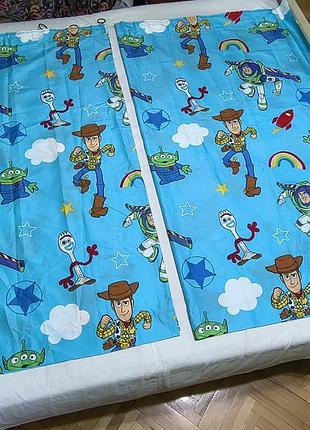 Фантастичні дитячі штори м\ф історія іграшок 4 - toy story 4 roar curtains disney pixar - 138 х 170 см