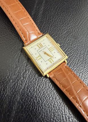 Нове! anne klein годинник жіночий натуральна шкіра