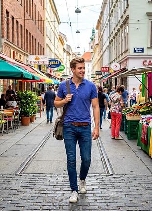Чоловіче поло diesel industry (diesel co.) — розмір xl (slim fit)