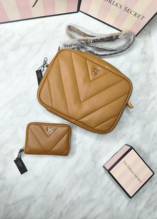 Набір / сумка crossbody + маленький гаманець на блискавці. victoria's secret. оригінал 🇺🇸
