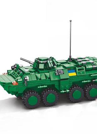 Конструктор limo toy kb-1141 военный бронетранспортер бтр-80 567 деталей