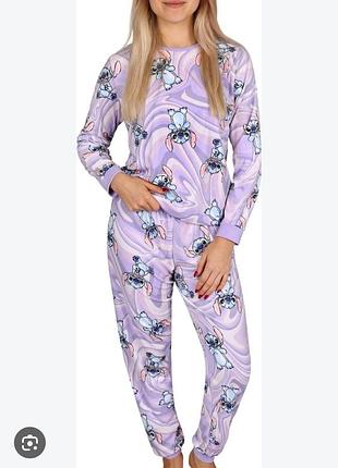 ​піжама disney stitch (кофта l, штани m)