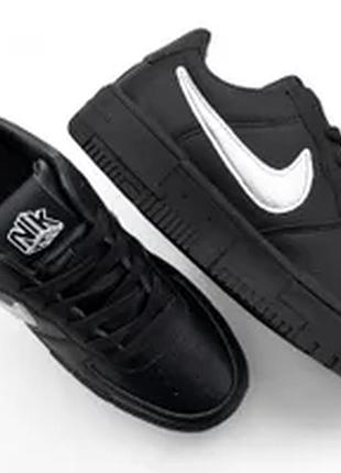 Кроссовки nike air force 1 pixel черные 2