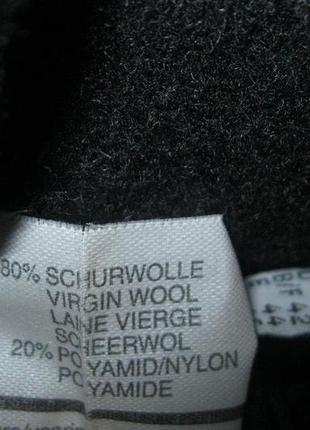 Черное шерстяное пальто oversize (оверсайз) (80% lana virgin wool)2 фото