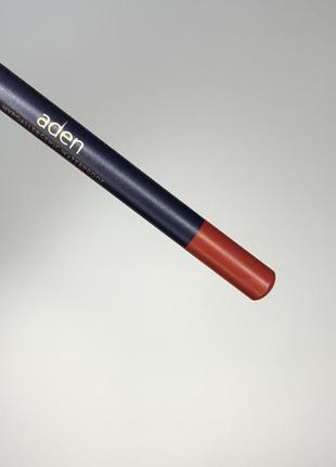 Олівець для губ aden №32 spice аден матовий до помади відтінок 32 номер5 фото